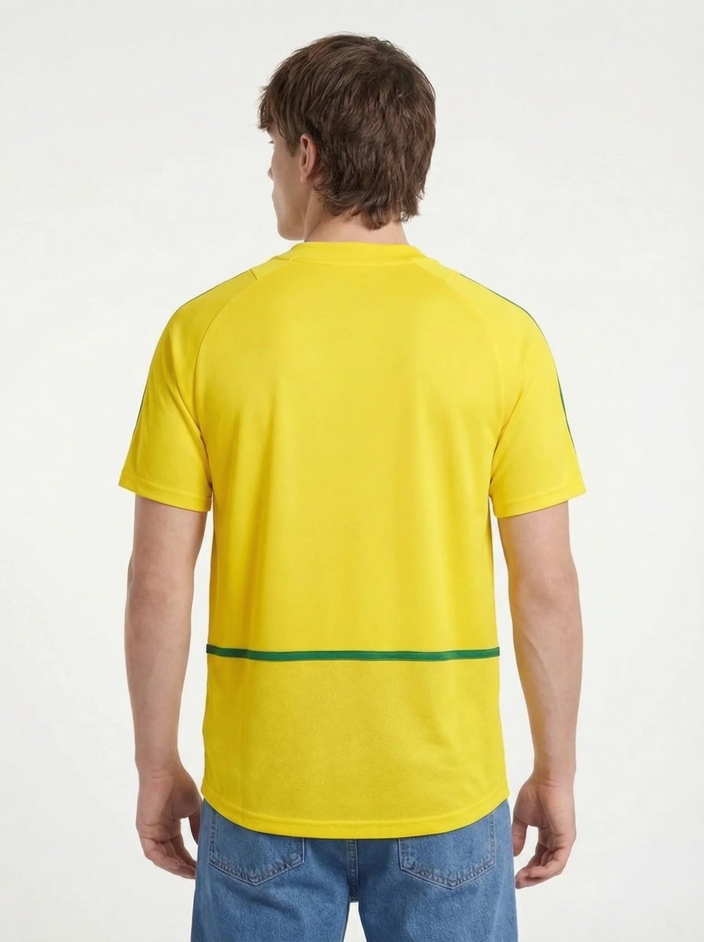 BRAZIL YELLOW RETRO JERSEY